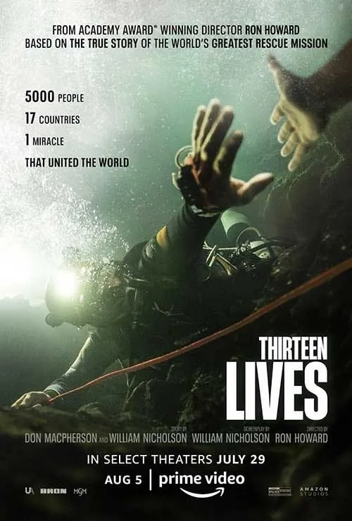 Thirteen Lives survival drama movie poster on Shack TV